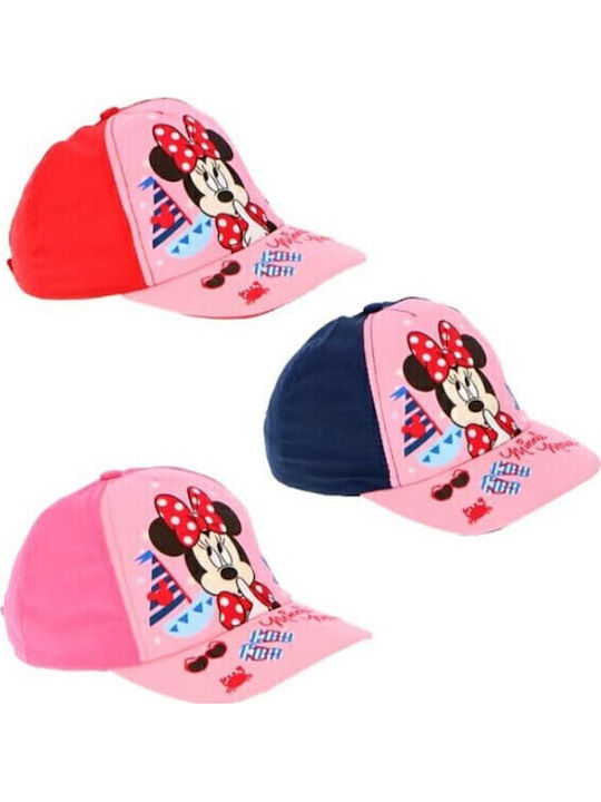 Disney Παιδικό Καπέλο Jockey Αντηλιακό Minnie Mouse Μπλε