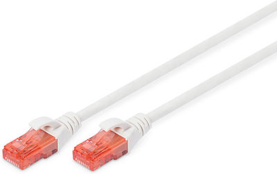 Digitus U/UTP Cat.6 Ethernet Network Cable 2m White 1pcs