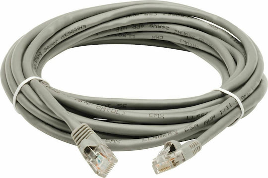 U/UTP Cat.5e Ethernet Network Cable 15m Gray 1pcs