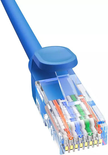 Baseus U/UTP Cat.6 (Gigabit) Cablu De Rețea Ethernet 1m Albastru
