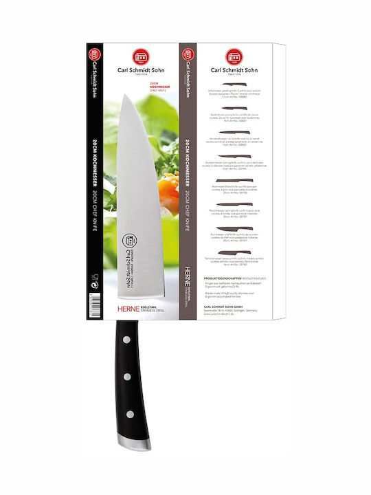 Carl Schmidt Sohn Messer Chefkoch aus rostfreiem Stahl 20cm