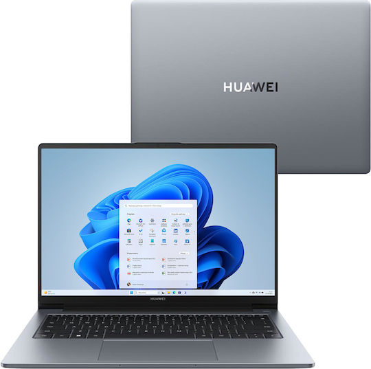Huawei MateBook D 14 14" IPS FHD+ (Kern i5-12450H/16GB/512GB SSD/W11 Startseite) (International English Tastatur)