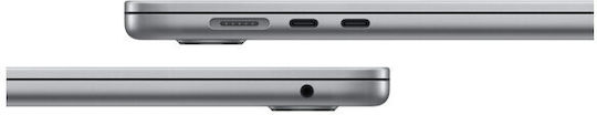 Apple MacBook Air 15" (2024) 15.3" IPS Retina Display (M3-8-Core/16GB/512GB SSD/10-Core GPU) Space Gray (GR Keyboard)