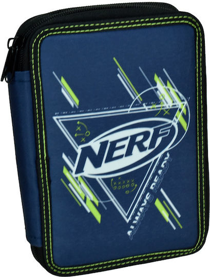 Gim Nerf Pencil Case Full with 2 Compartments Blue