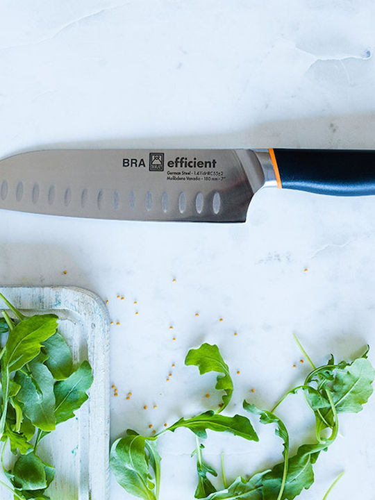 Bra Μαχαίρι Santoku από Ανοξείδωτο Ατσάλι 18cm