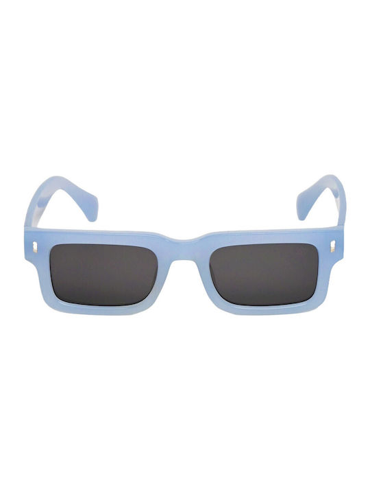 AV Sunglasses Bella Sunglasses with Blue Plastic Frame and Gray Lens