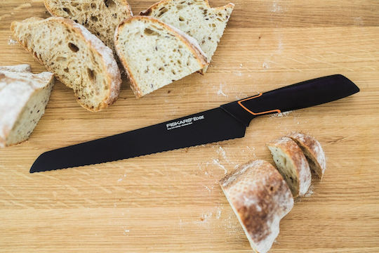 Fiskars Edge Μαχαίρι Ψωμιού από Ανοξείδωτο Ατσάλι 23cm