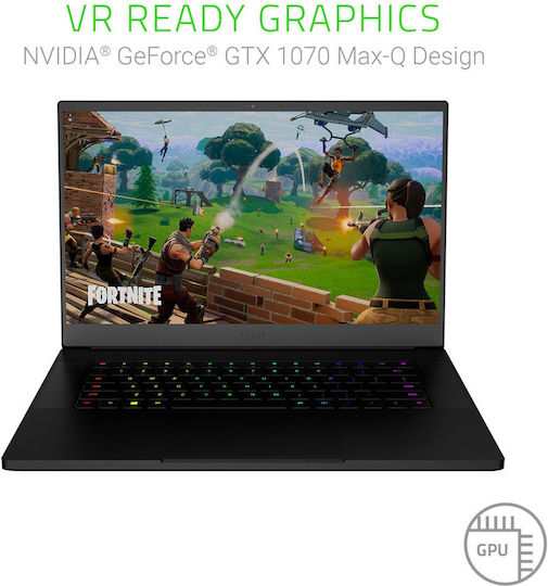 Razer Blade 15 15.6" IPS FHD 144Hz (i7-8750H/16GB/256GB SSD/GeForce GTX 1070/No OS) (US Keyboard)