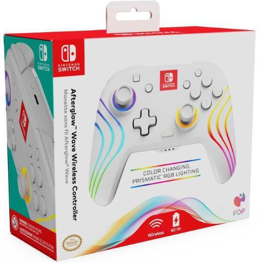 PDP Afterglow Ασύρματο Gamepad για Switch Λευκό