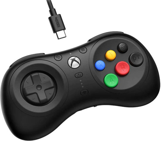 8Bitdo M30 Wired Gamepad for PC / Xbox Series / Xbox One / Switch Black