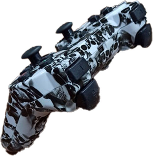 Doubleshock Ασύρματο Gamepad για PS3 Skull
