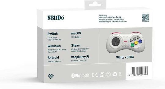 8Bitdo M30 Bluetooth Wireless Gamepad for Android / PC / Switch White