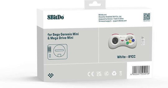 8Bitdo M30 2.4g Ασύρματο Gamepad για Switch Λευκό