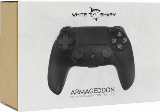 White Shark Armageddon Жичен Gamepad За PS4 Черен