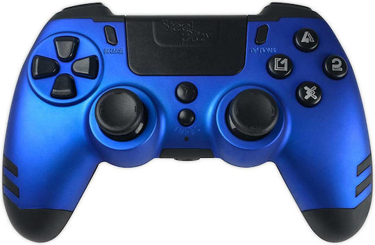 Steelplay Metaltech Wireless Gamepad for PS4 Blue
