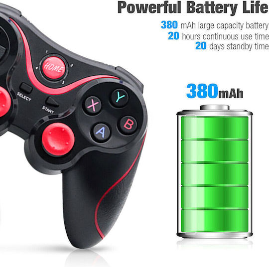 X3 Wireless Gamepad pentru PC Negru