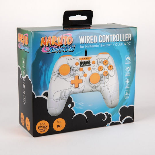 Konix Naruto Ενσύρματο Gamepad για PC Λευκό