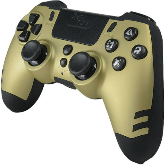 Steelplay PS4-PC Wireless Gamepad For PS4 Gold