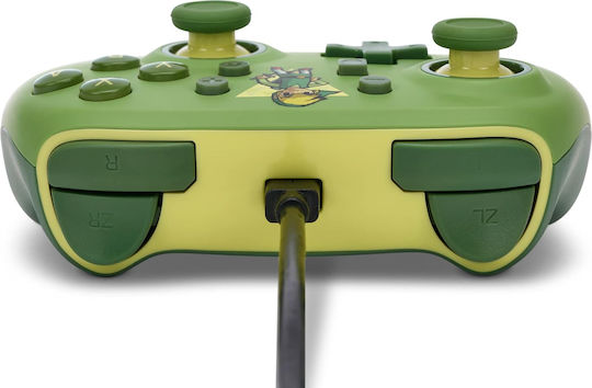 PowerA Toon Link Ενσύρματο Gamepad για Switch Πράσινο