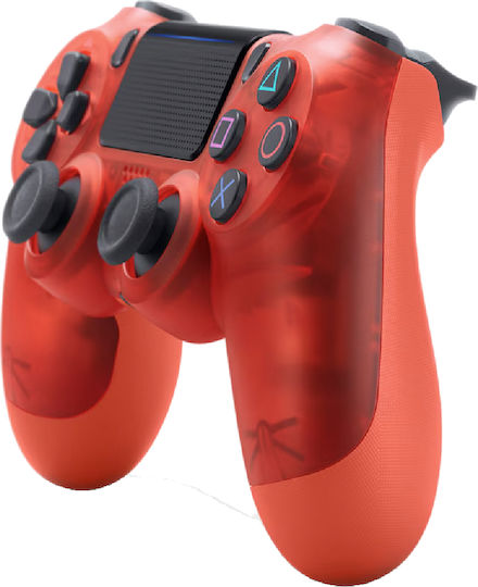 Sony Dualshock 4 Controller V2 Ασύρματο για PS4 Translucent Red