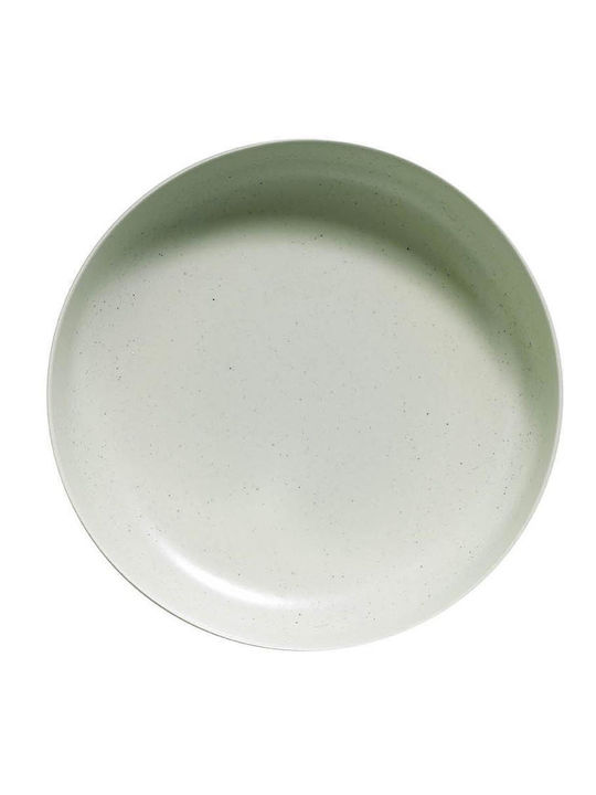 Kutahya Porselen Plate Soup Green with Diameter 20cm KX20CK720162