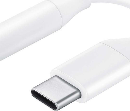 Samsung Μετατροπέας USB-C male σε 3.5mm female Λευκό 1τμχ EE-UC10JUWEGUS