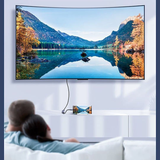 Ugreen Конвертор USB-C мъжки към HDMI женски Черен 1бр 70444