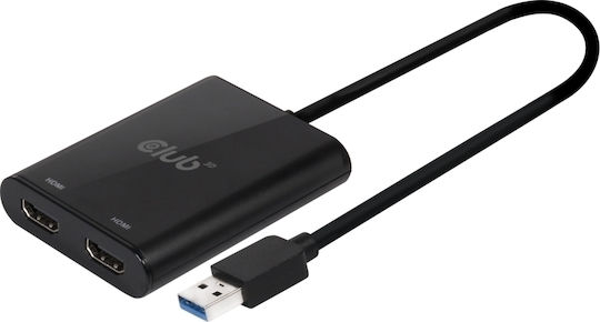 Sandberg Converter USB-A male to HDMI female Gray 1pcs 134-19