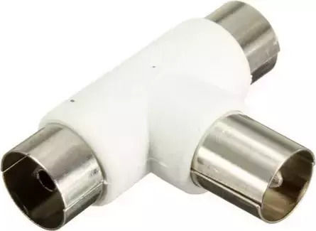 KAL Electronics Конвертор RCA Мъжки в RCA 2x Женски Бял 1 Брой 10-4033