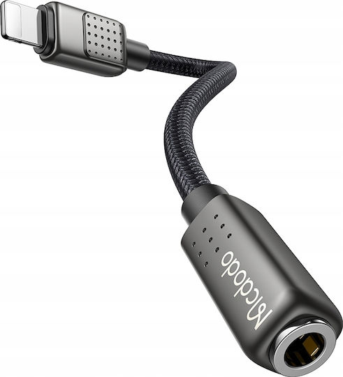 Mcdodo Конвертор Lightning мъжки към 3.5mm женски Черен 1бр CA-5010
