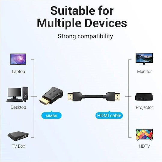 Vention Converter HDMI male to HDMI female 1pcs AIMB0