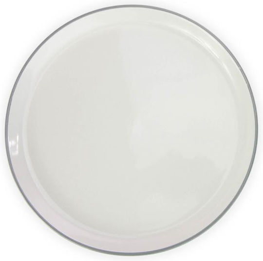 Viosarp Teller Untiefe aus Porzellan Gray mit Durchmesser 27.5cm