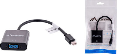 Lanberg Converter DisplayPort male to VGA female 1pcs (AD-0006-BK)