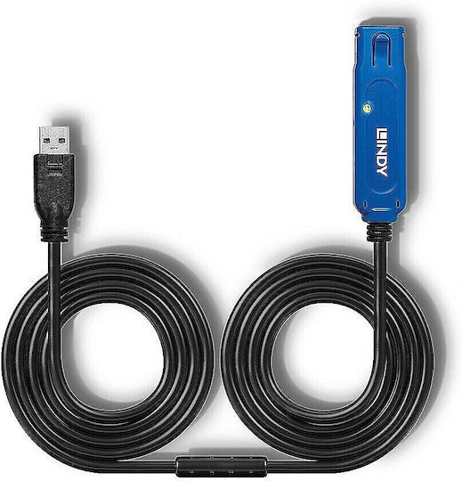 Lindy Μετατροπέας USB-A male σε USB-A female 1τμχ 43157