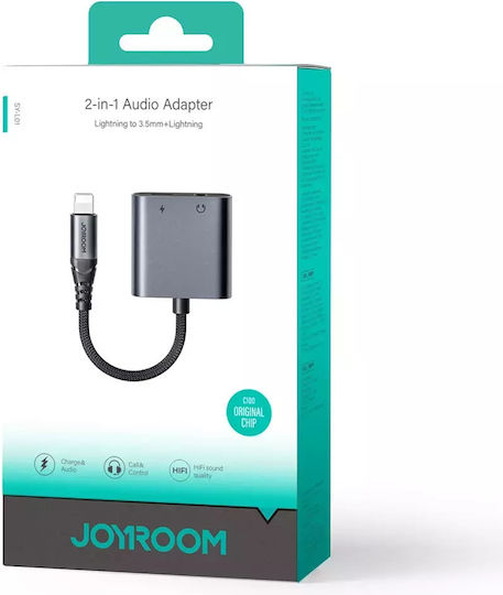 Joyroom Μετατροπέας Lightning male σε 3.5mm / Lightning female 1τμχ SY-L01