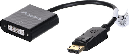 Lanberg Μετατροπέας DisplayPort male σε DVI-D female 1τμχ AD-0007-BK