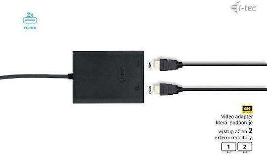 i-tec Μετατροπέας HDMI / USB-C male σε HDMI / USB-C female 1τμχ S55249311