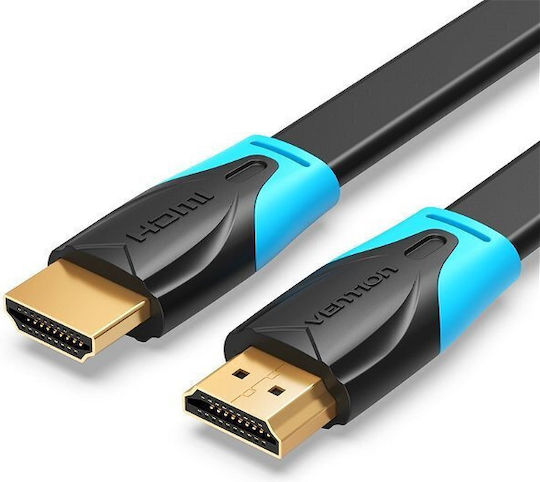 Vention HDMI 2.0 Premium High Speed 4K 60Hz HDR Flat Cable HDMI Male - HDMI Male Length 5m Black