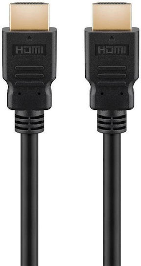 Goobay HDMI 1.4 High Speed 1080p 120Hz Cable HDMI male - HDMI male 15m Μαύρο