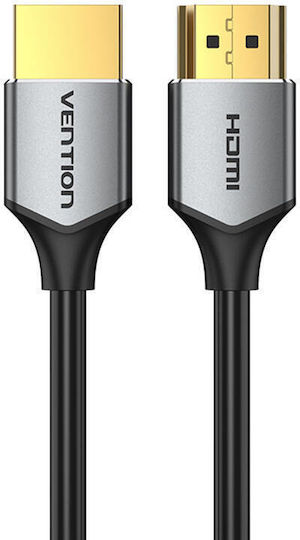 Vention Ultra Thin HDMI 2.0 Premium High Speed 4K 60Hz HDR Cable HDMI male - HDMI male 0.5m Γκρι