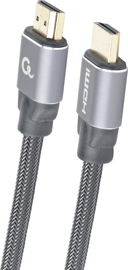 Cablexpert Premium Series HDMI 2.0 Premium High Speed 4K 60Hz HDR Braided Cable HDMI Male - HDMI Male 7.5m Black