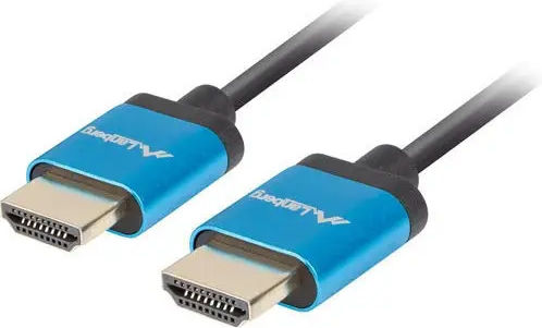 Lanberg HDMI 2.0 Premium High Speed 4K 60Hz HDR Cable HDMI Male - HDMI Male 1m Black