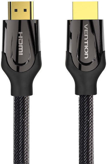 Vention Cabluri HDMI 2.0 Premium High Speed 4K 60Hz HDR Braided HDMI de Sex Masculin - HDMI de Sex Masculin 1m Negru