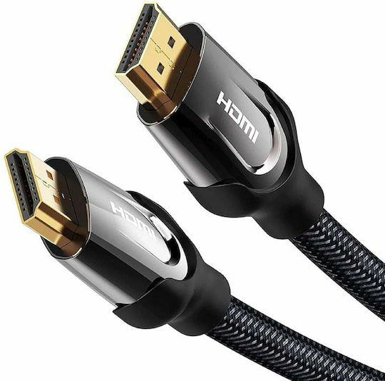 Vention Cabluri HDMI 2.0 Premium High Speed 4K 60Hz HDR Braided HDMI de Sex Masculin - HDMI de Sex Masculin 1m Negru