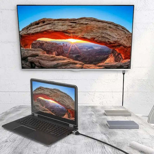 J5 Create HDMI 2.1 Ultra High Speed 48Gbps 4K 120Hz HDR VRR Cable HDMI male - HDMI male 2m Μαύρο