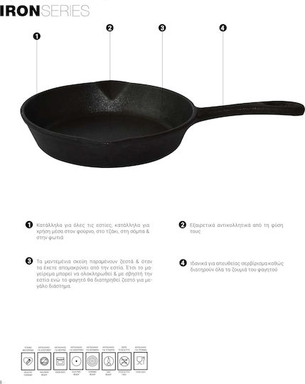Estia Iron Series Тиган от чугун 20cm