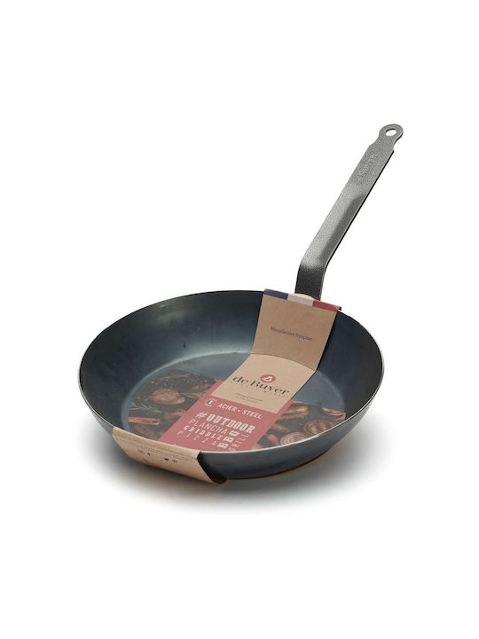 De Buyer Outdoor Τηγάνι από Ανθρακούχο Χάλυβα 28cm