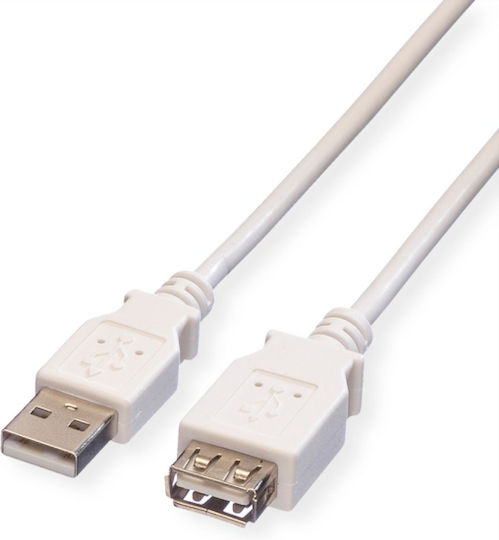Roline USB 2.0 Cable USB-A male - USB-A female 1.8m (11.99.8949)