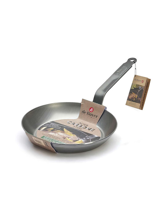 De Buyer Carbone Plus Lyonnaise Pan made of Carbon Steel 24cm