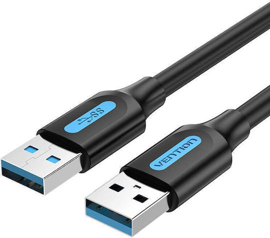 Vention USB 3.0 Kabel USB-A-Stecker - USB-A-Stecker Schwarz 2m CONBH